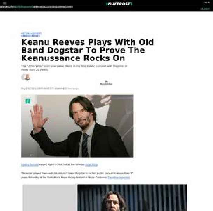 

    Keanu Reeves Plays With Old Band Dogstar To Prove The Keanussance Rocks On

