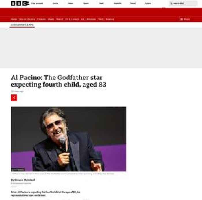 Al Pacino: The Godfather star expecting fourth child aged 83