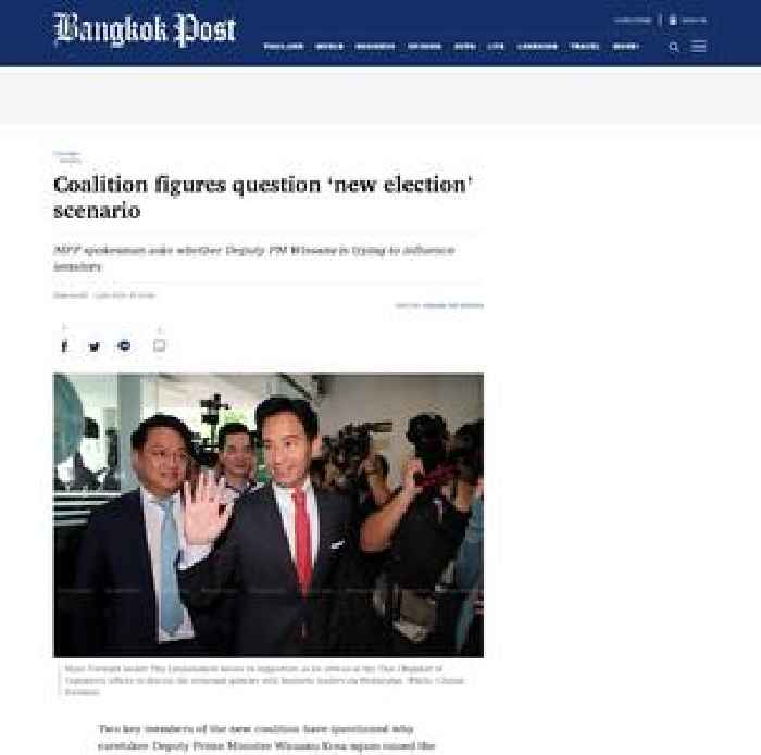 Coalition figures question ‘new election’ scenario