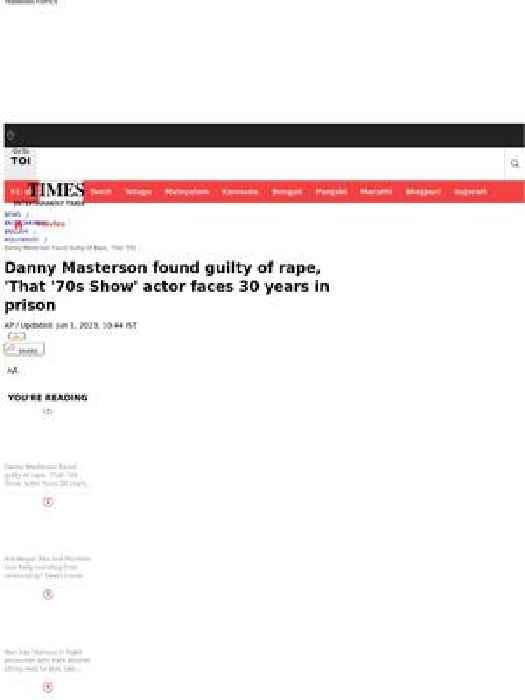 Danny Masterson found guilty of rape