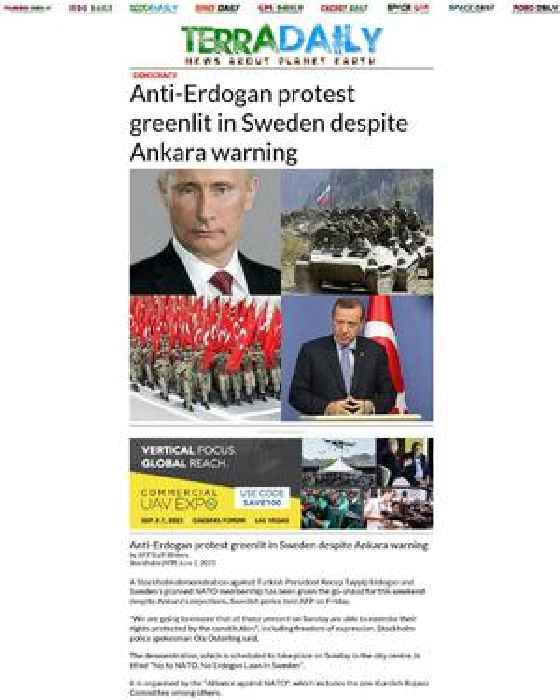 Anti-Erdogan protest greenlit in Sweden despite Ankara warning