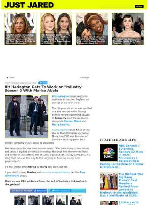 Kit Harington Gets To Work on 'Industry' Season 3 With Marisa Abela