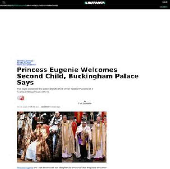 

    Princess Eugenie Welcomes Second Child, Buckingham Palace Says

