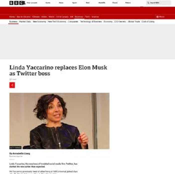 Elon Musk: Twitter snaps up top NBCUniversal executive