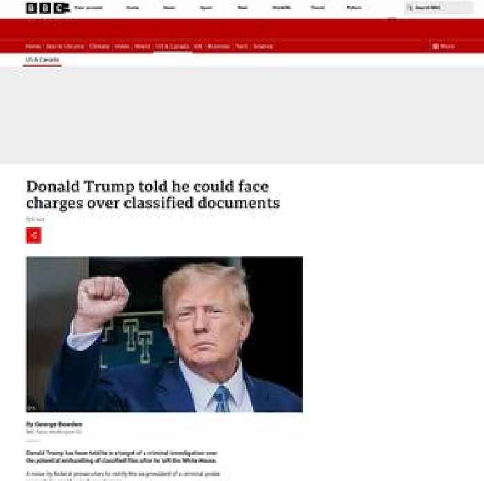 Possible charges loom for Donald Trump over classified documents