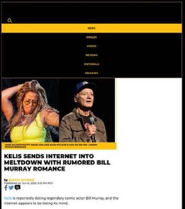 Kelis Sends Internet Into Meltdown With Rumored Bill Murray Romance
