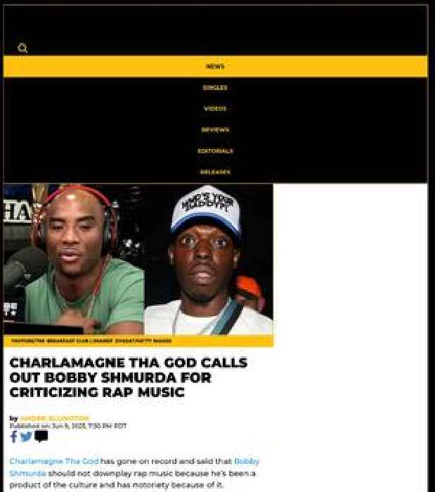 Charlamagne Tha God Calls Out Bobby Shmurda For Criticizing Rap Music