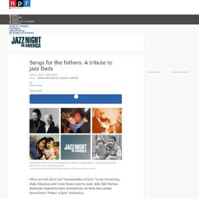 Songs for the fathers: A tribute to Jazz Dads