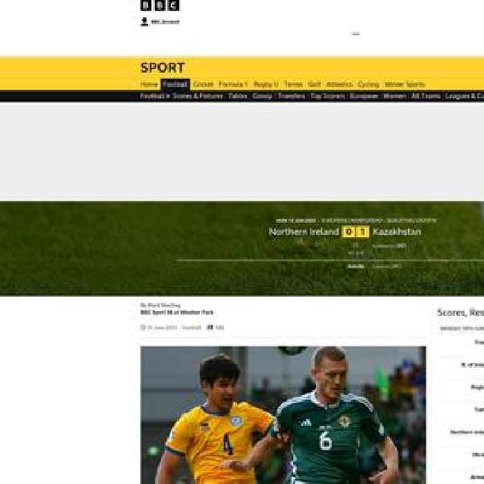 Euro 2024 qualifiers: Northern Ireland suffer sorry defeat at home to Kazakhstan