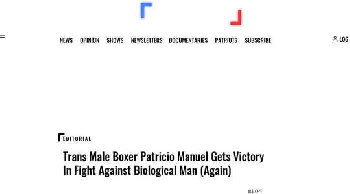 Trans Male Boxer Patricio Manuel Gets Victory In Fight Against Biological Man (Again)