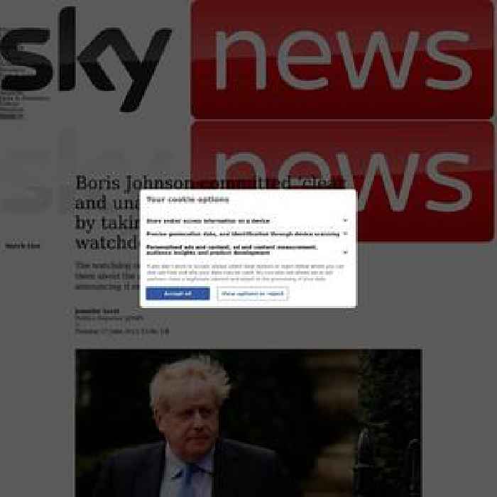 Boris Johnson committed 'clear and unambiguous' rule breach by taking columnist job