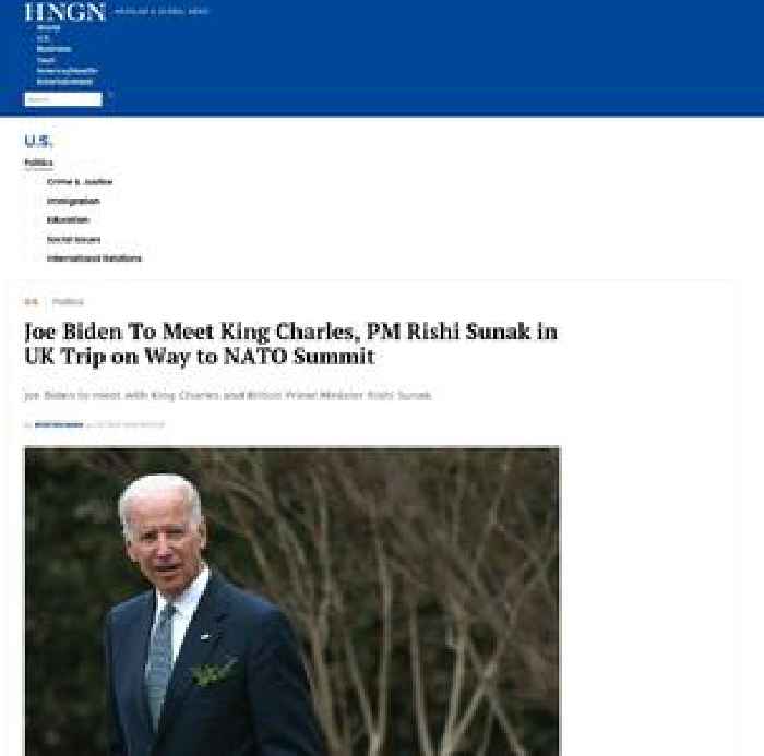 Joe Biden To Meet King Charles, PM Rishi Sunak in UK Trip on Way to NATO Summit