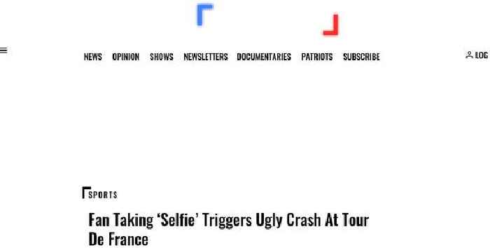 Watch Closely: Fan Taking ‘Selfie’ Triggers Ugly Crash At Tour De France