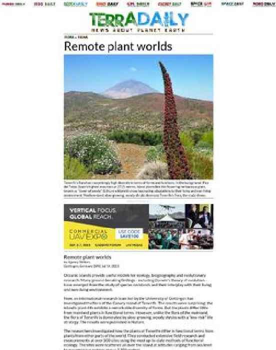Remote plant worlds