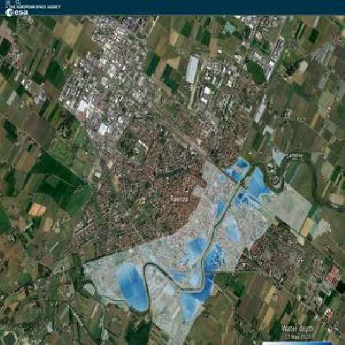 Satellites map aftermath of Emilia-Romagna floods