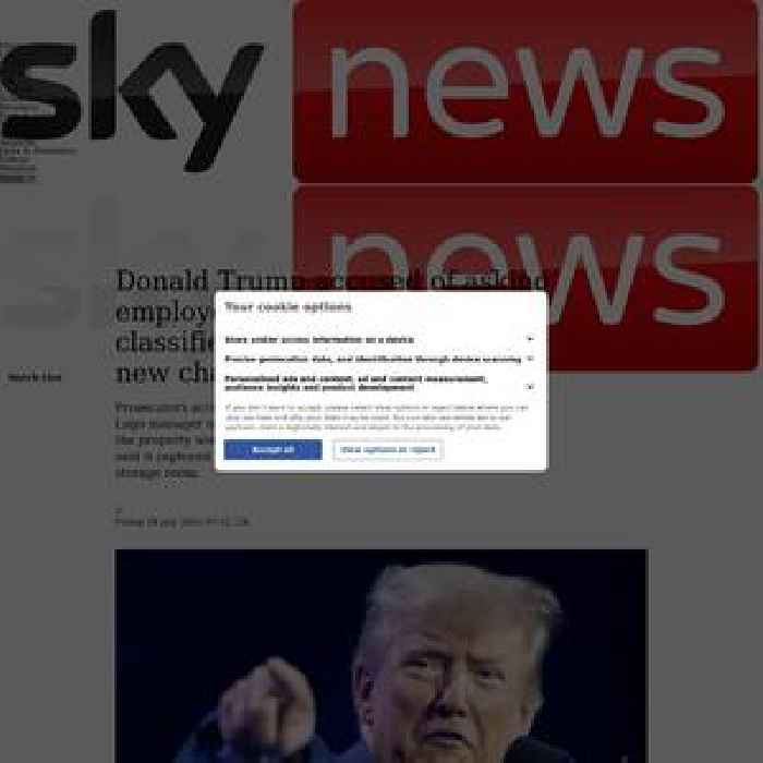 Donald Trump accused of asking employee to delete footage in classified documents case as new charges announced