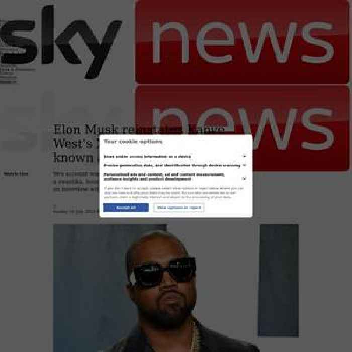 Elon Musk reinstates Kanye West's X account (formerly known as Twitter)