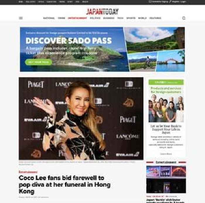 Coco Lee fans bid farewell to pop diva at her funeral in Hong Kong