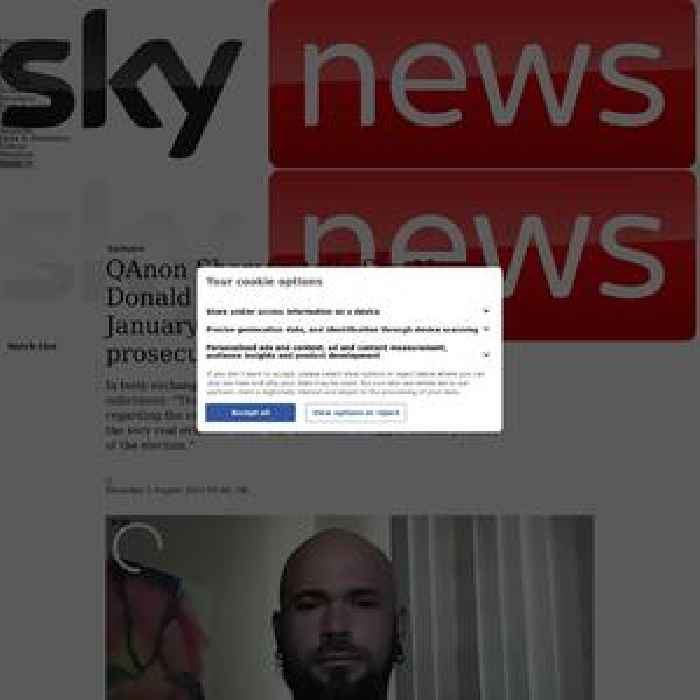 QAnon Shaman tells Sky News Donald Trump charges over January 6 riot may backfire on prosecutors
