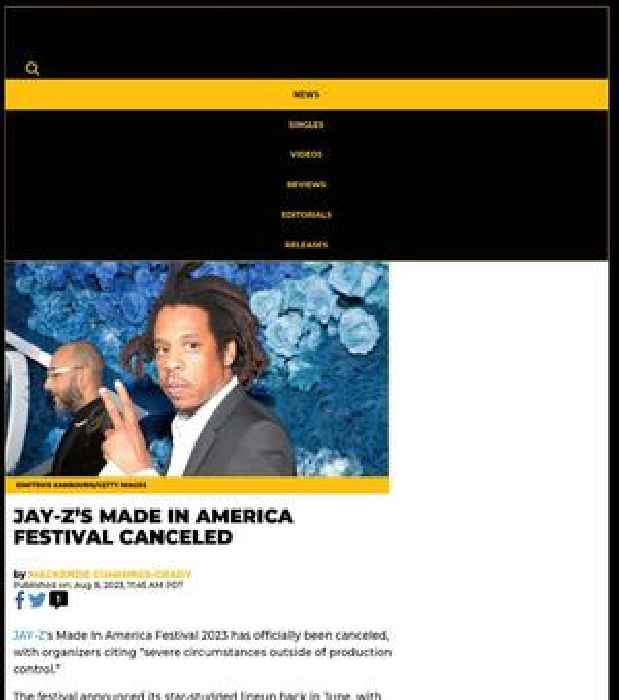 JAY-Z’s Made In America Festival Canceled