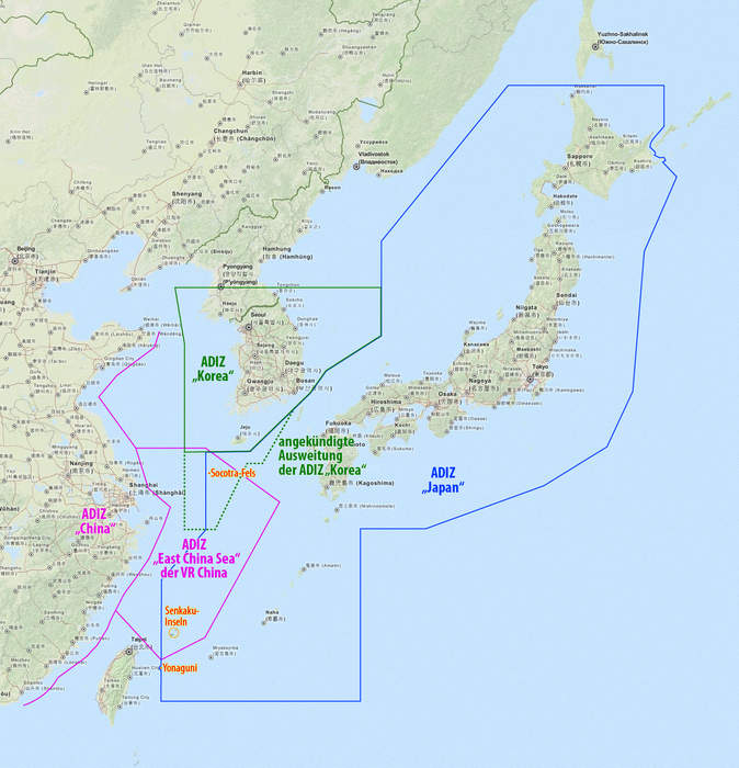 Air defense identification zone