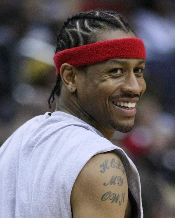 Allen Iverson in the Toyota Green Room