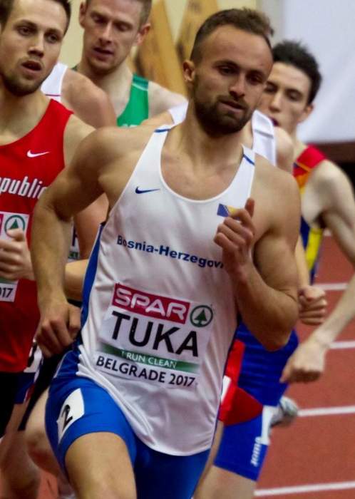 800-meter runner Amel Tuka has chance to win Bosnia's first ever Olympic medal. 'Pressure can help me'