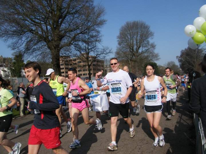 Brighton Marathon gets under way
