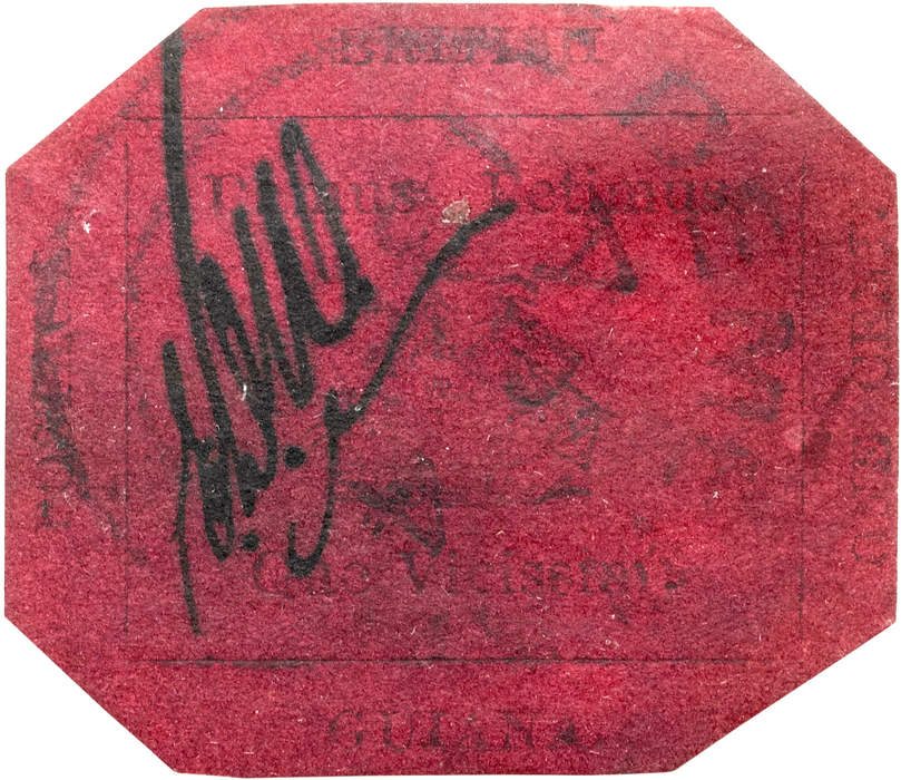Rare British Guiana 1c Magenta stamp to go on display