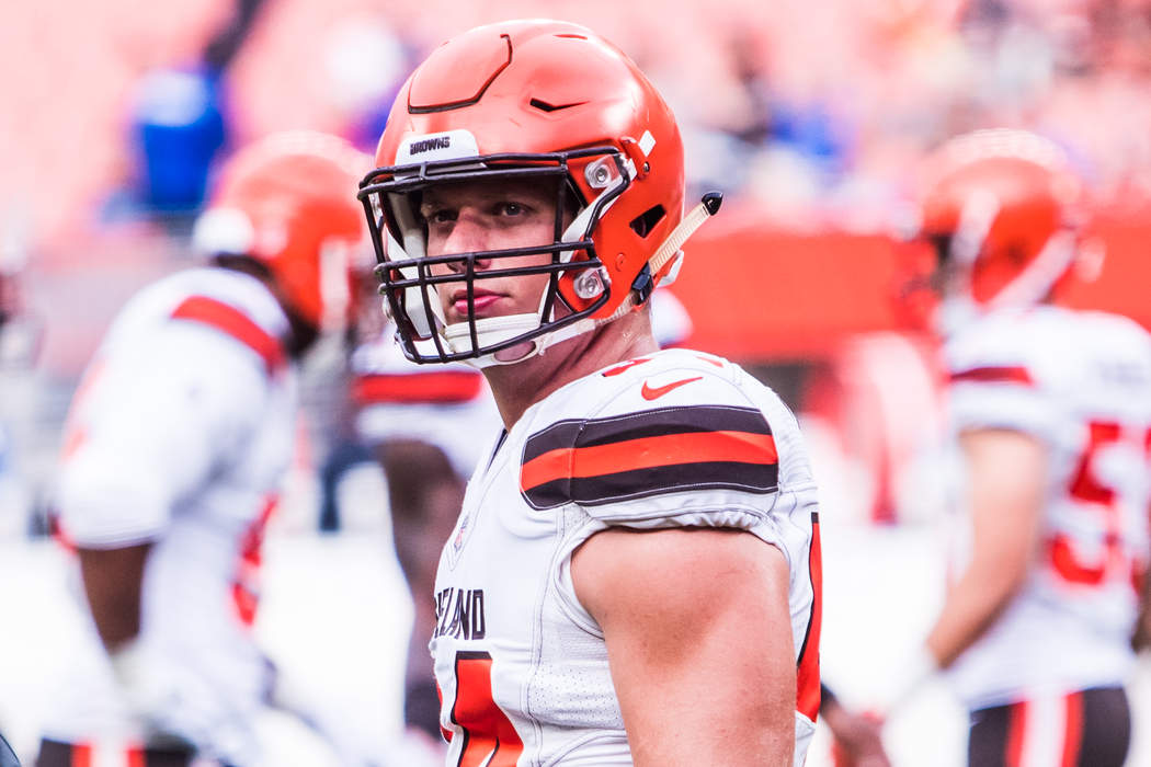 Carl Nassib: First NFL player to come out as gay does so on Instagram