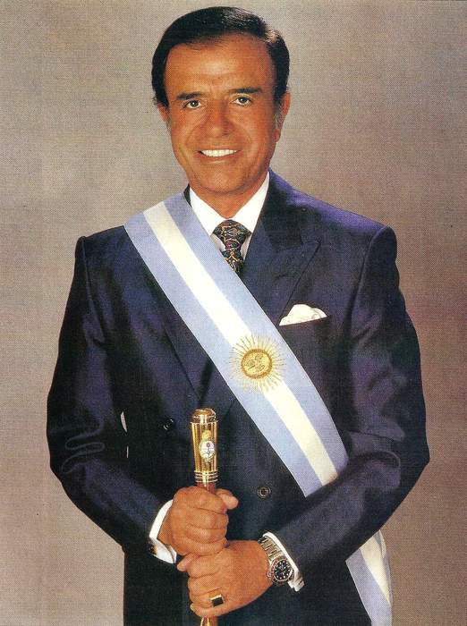News24.com | Ex-Argentina president Carlos Menem dies aged 90
