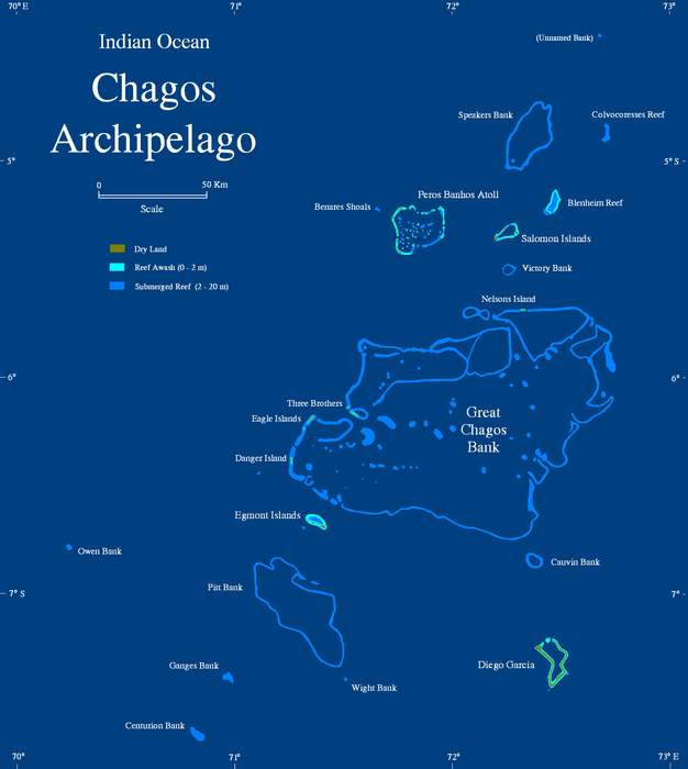 British stamps banned from Chagos Islands in Indian Ocean