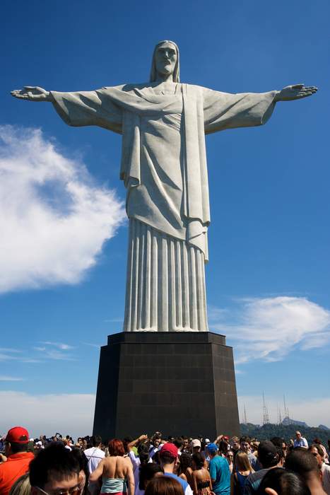 Watch: Rio's Christ the Redeemer statue lit up green