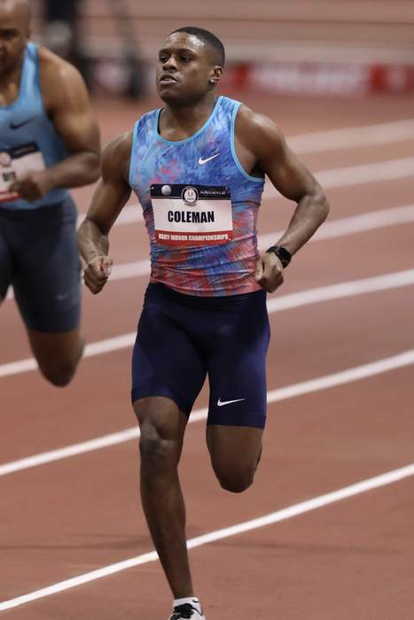 USA's Coleman wins 100m in year's joint-fastest time