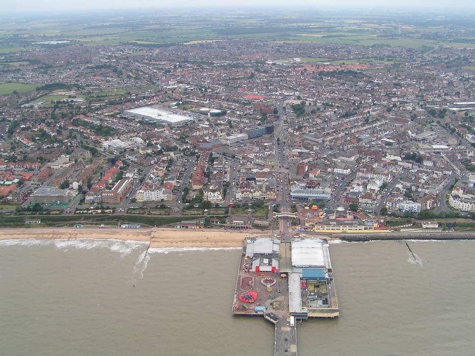 Police officer rescues child and adult from sea at Clacton