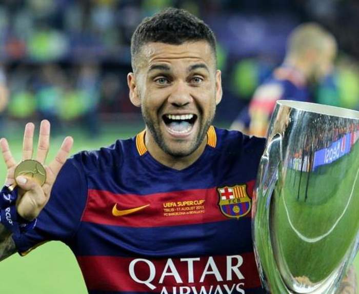 Barcelona keep Dani Alves, jailed for sexual assault, on 'legends' page