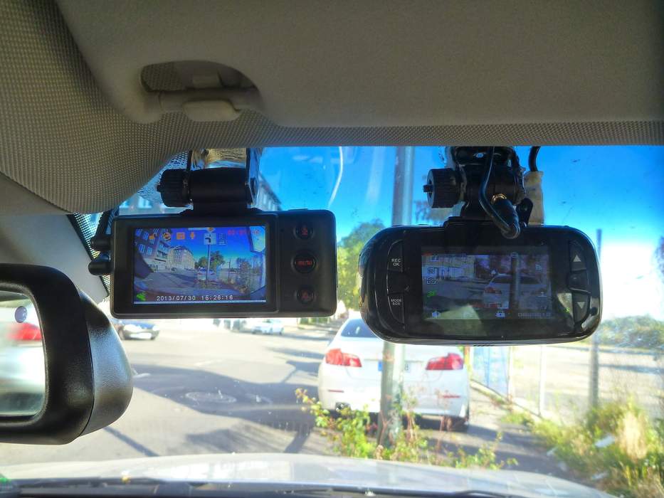 Capture footage on the road with a high-tech dash cam on sale