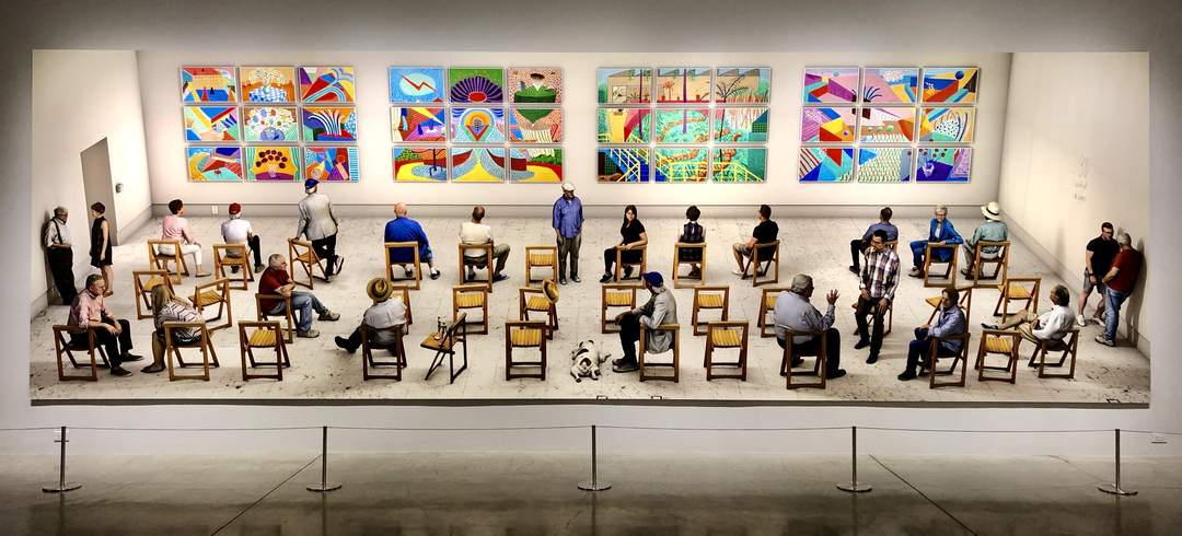 David Hockney: Salts Mill hosts artist's new 295ft-long artwork