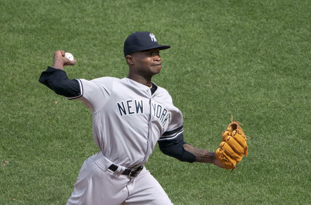 Yankees pitcher Domingo German ejected after hand check in game vs. Blue Jays