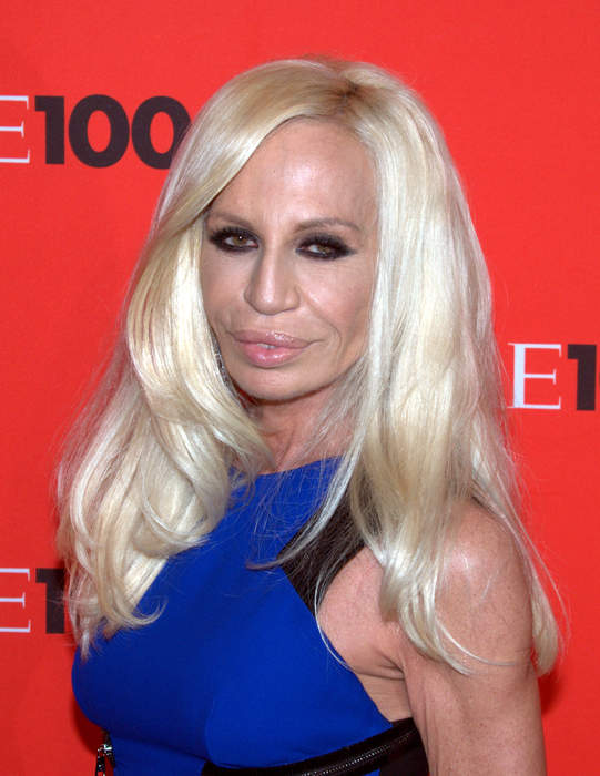 'Oh my god!' Donatella Versace rescued from lift