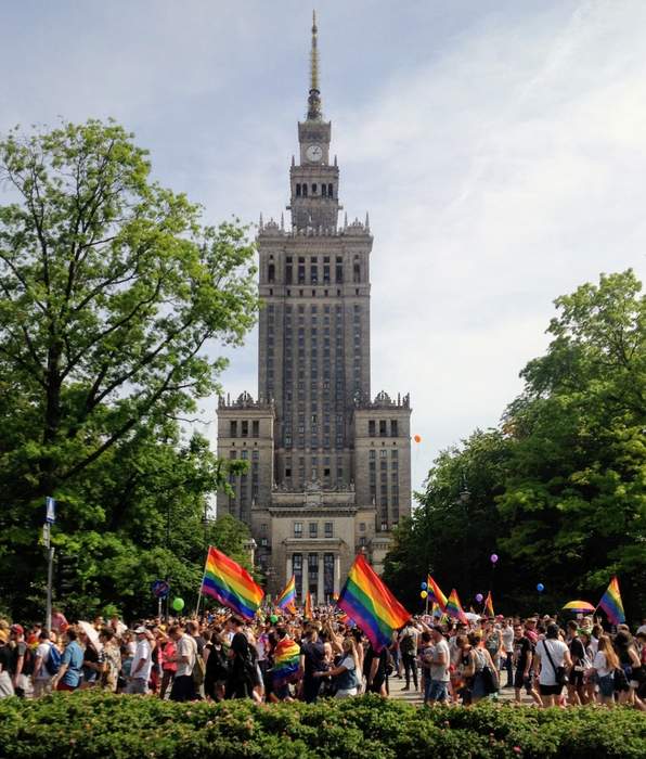 Central Europe's largest LGBTQ Pride parade: The Equality Parade in Warsaw, Poland