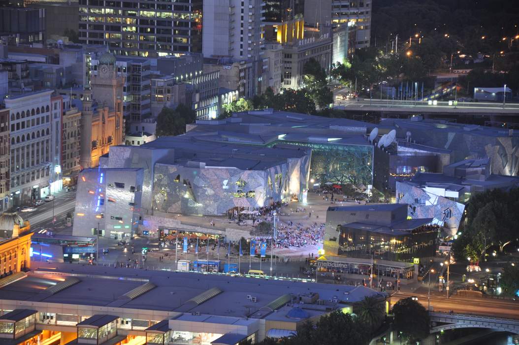 Neighbours fans gather at Federation Square for finale