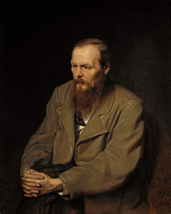 Artist marks 100th anniversary of Fyodor Dostoevsky's birth with giant portrait