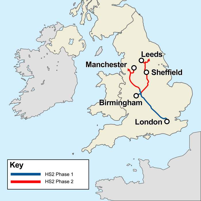 Scrapping HS2 line to Manchester would be 'gross act of vandalism', Tory grandees warn