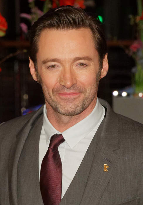 Hugh Jackman Snaps Selfies in Front of 