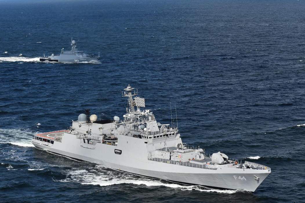 PASSEX 2025: INS Tabar joins UK carrier strike group in Arabian sea; see pics