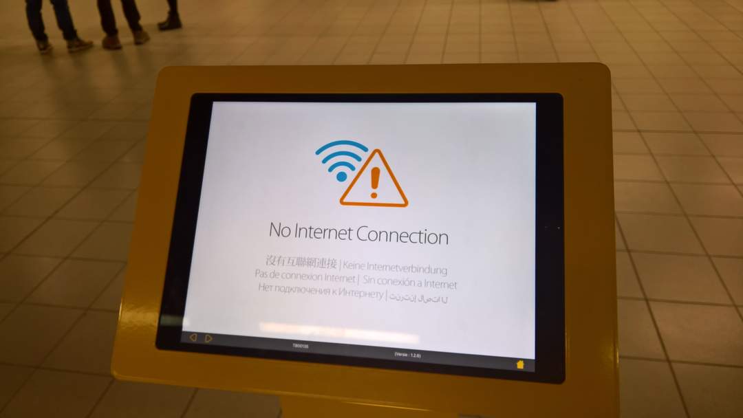 Internet outage