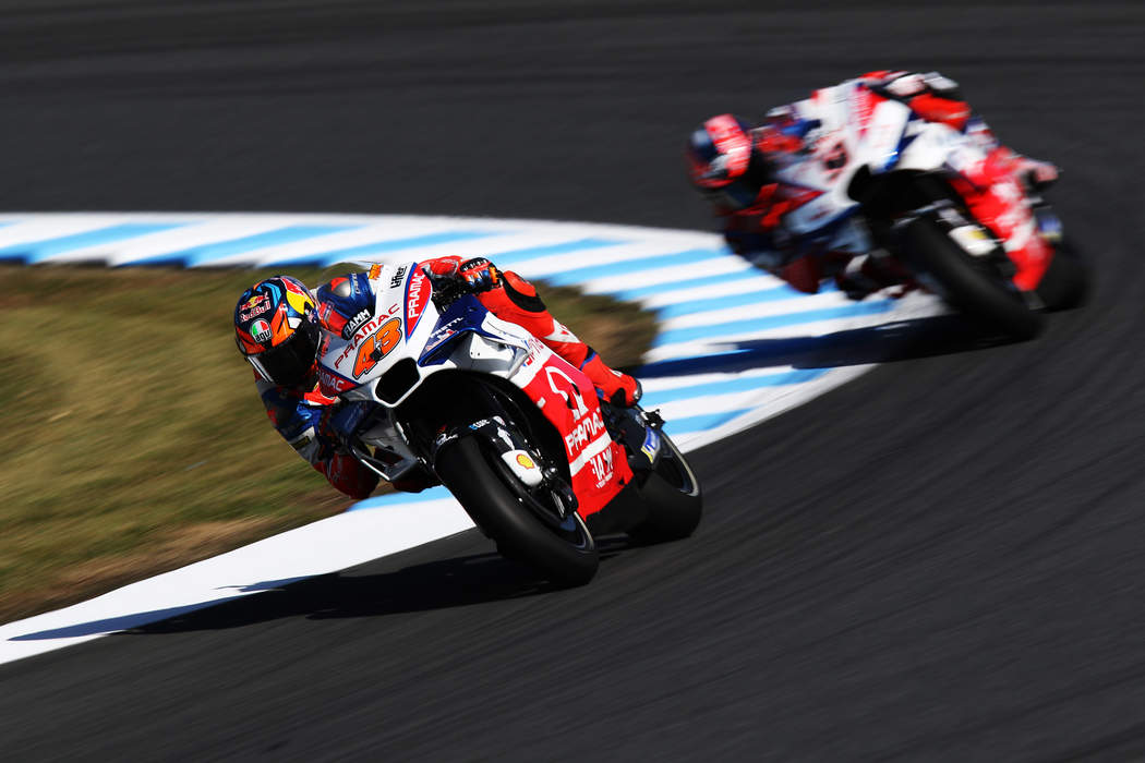 Aussie's classy act after MotoGP crash