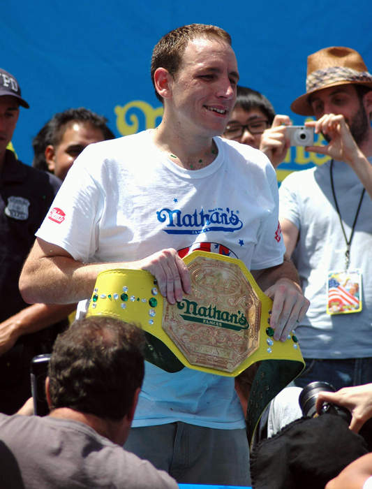 Joey Chestnut Wins Nathan's Hot Dog Eating Contest, Almost Canceled