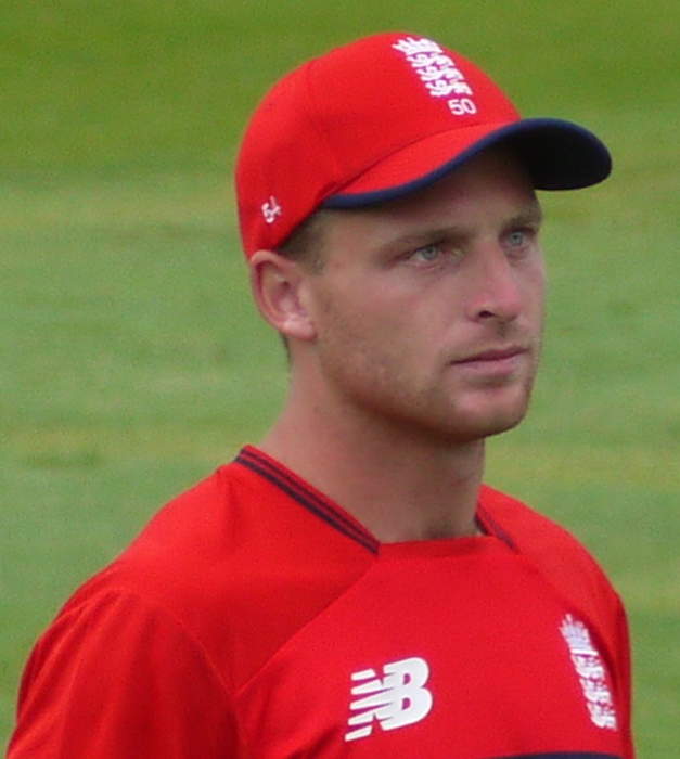 'Could do with a little protection!' Buttler tries out baseball